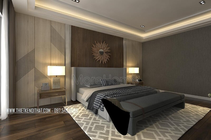 Giường ngủ chung cư hiện đại Giường ngủ chung cư hiện đại