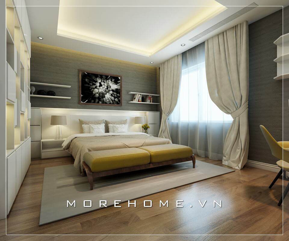 Giường ngủ chung cư hiện đại Giường ngủ chung cư hiện đại