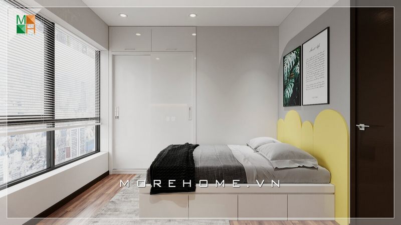 Giới thiệu mẫu thiết kế, bố trí phòng ngủ nhỏ hiện đại cho chung cư.